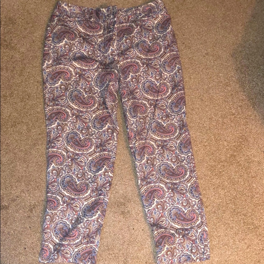 Paisley Capri Pants